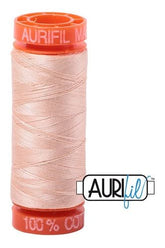 Aurifil Mako 50wt Cotton 200 m 220 yd. spool - 2205 Apricot